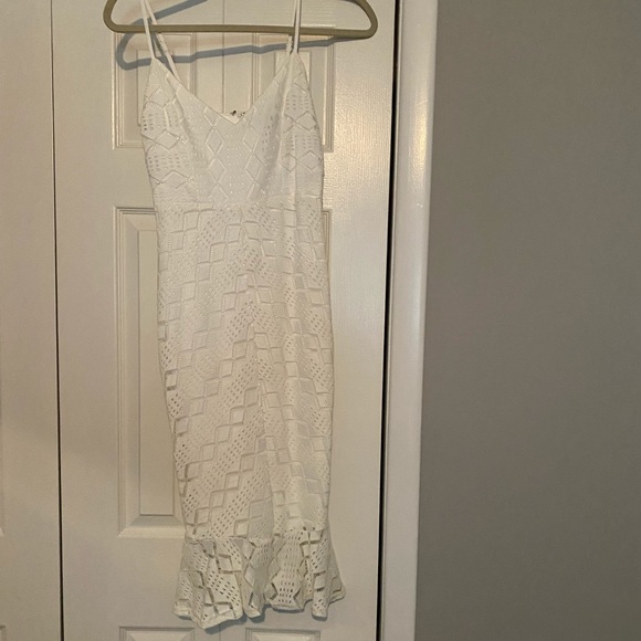 White Lace Dress Size Small - Picture 1 of 3